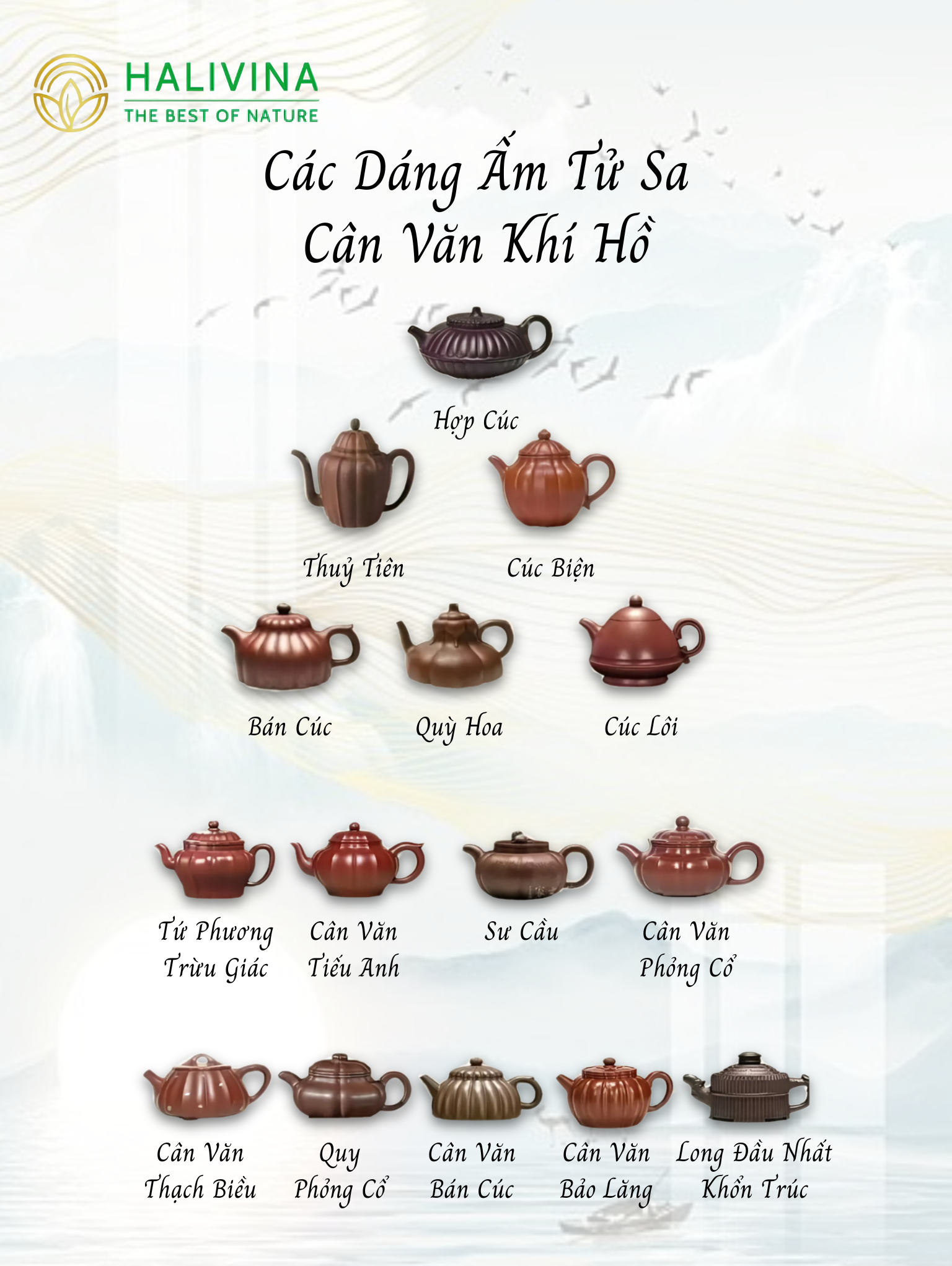 Khám Phá 75 Dáng Ấm Tử Sa - 75 Tác Phẩm Kinh Điển Trong Trà Nghệ Trung Hoa