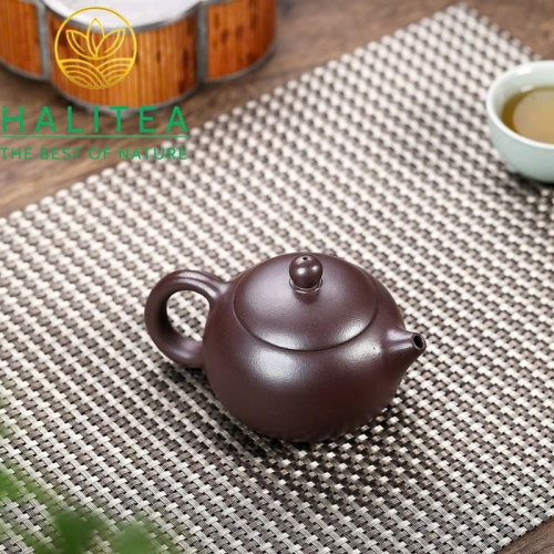 Ấm Tử Sa Hoa Khí Tây Thi Lão Tử Nê 200ml – Nguyên Khoáng Thủ Công