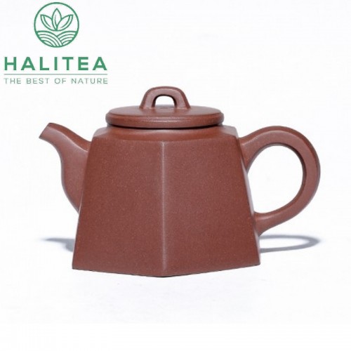 Ấm Tử Sa Lục Phương Có Chứng Thư 250ml MS04