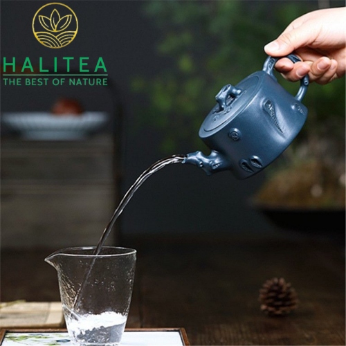 Ấm Tử Sa Mai Thung Thiên Thanh Nê 350ml