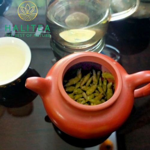 Bạch Trà Móng Rồng HALITEA Hũ Sứ Cao Cấp 50g