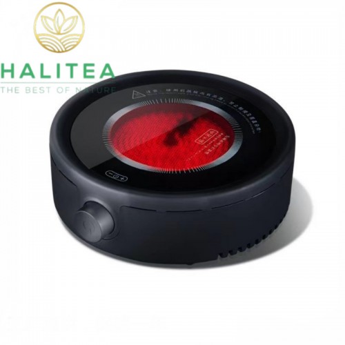 Bếp Điện Hồng Ngoại Nấu Nước Pha Trà Màu Đen Công Suốt 800W
