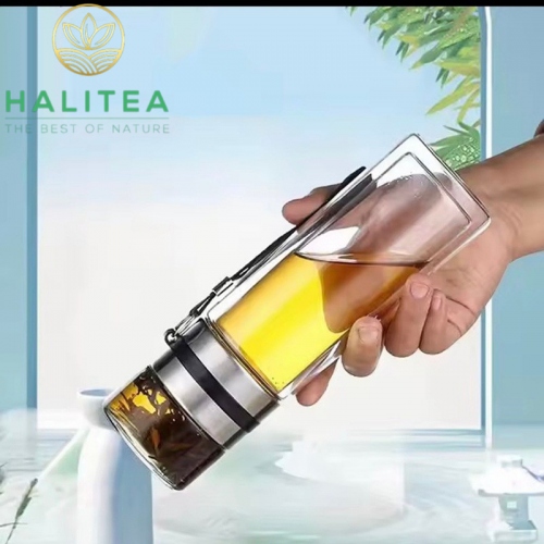 Bình Pha Trà Thuỷ Tinh 2 Lớp