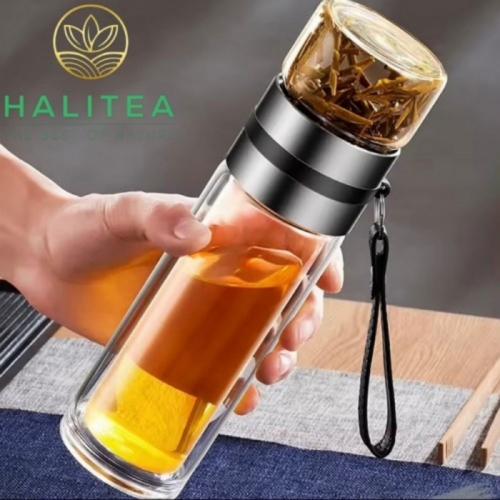 Bình Pha Trà Thuỷ Tinh 2 Lớp