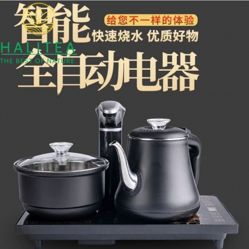 Bộ Bàn Trà Điện Tự Động Gỗ Thác Nước Phong Thuỷ KT: 92X44X06cm