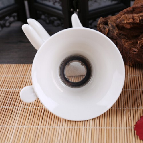 Bộ Lọc Trà Tay Sứ Trắng