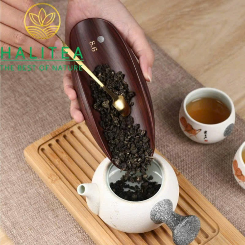 Cân Điện Tử Trà Đạo Kiêm Trà Tắc Vân Gỗ 500g – Độ Chính Xác 0,1g