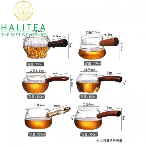 Chén Tống Thuỷ Tinh Cán Gỗ 300ml