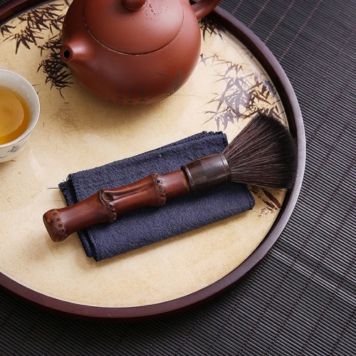 Chổi Quét Vệ Sinh Ấm Trà Cán Tre