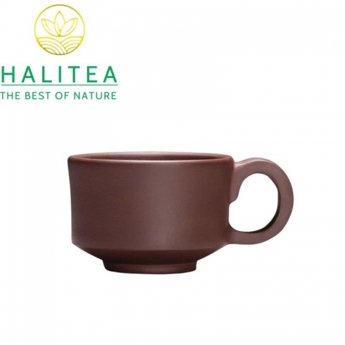 Cốc Tử Sa Có Quai (Tách Trà) – Thủ Công Tử Nê Nguyên Khoáng Nghi Hưng - 80ml