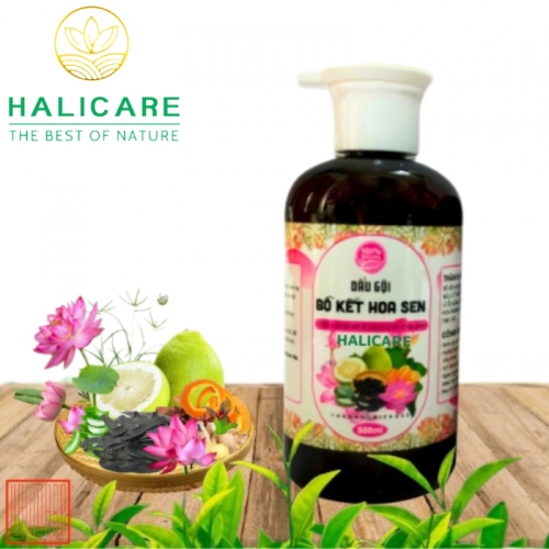 Dầu Gội Thiên Thiên HaliCare Bồ Kết Hoa Sen Chai 500ml