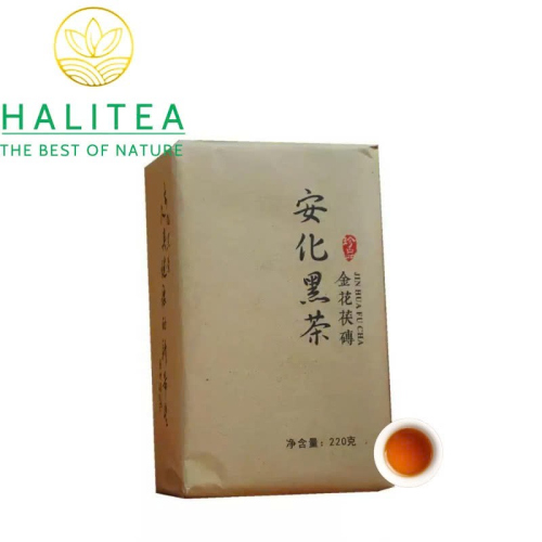 Hắc Trà Kim Hoa Hồ Nam An Hoá 2015 – Bánh 220g