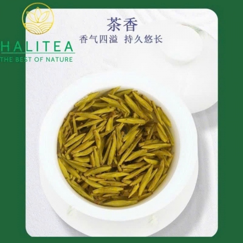 Hoàng Trà Mông Đỉnh Hoàng Nha - Hộp Quà Tặng Gỗ Cao Cấp 120gr/Hộp/12Lon
