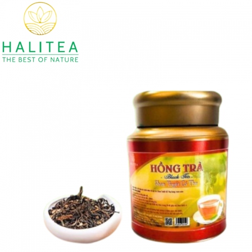 Hồng Trà Shan Tuyết Cổ Thụ Tà Xùa Hộp Thiếc Cao Cấp 130Gr