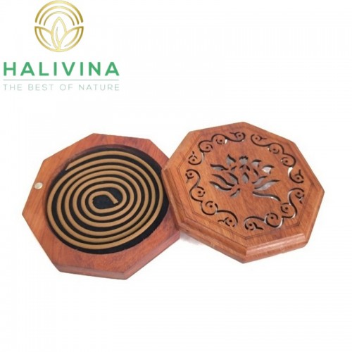 Hộp Gỗ Hương Xông Trầm Hình Lục Giác
