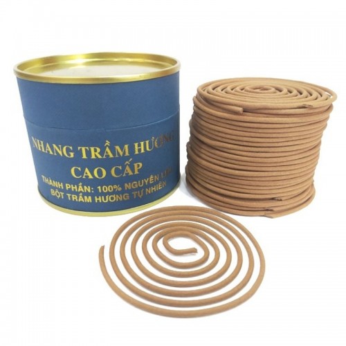 Hộp Gỗ Hương Xông Trầm Hình Tròn