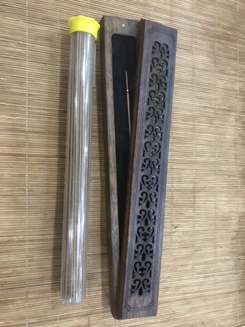Hộp Gỗ Hương Xông Trầm Không Tăm Hình Chữ Nhật