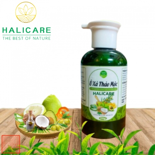 Kem Ủ Xả Tóc Thảo Mộc HaliCare Mềm, Mượt Hoàn Toàn Tự Nhiên Chai 350gr