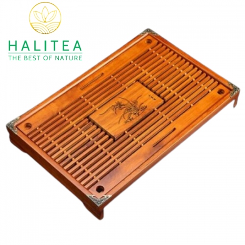 Khay Trà Gỗ Tiện Lợi KT:43x27x5,5cm