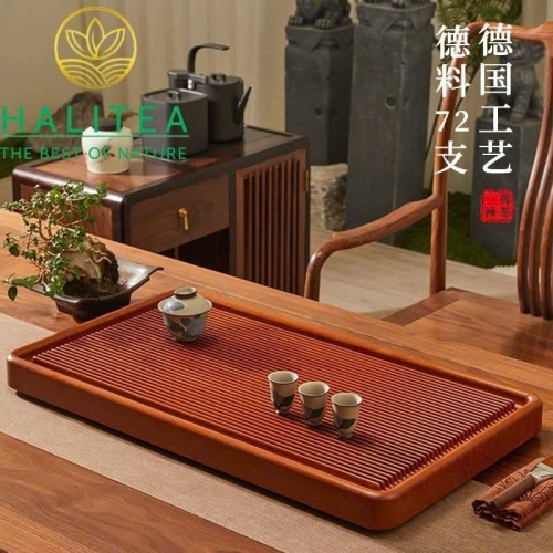 Khay Trà Phíp Bakelite 70x40cm Cao Cấp, Màu Nâu Đỏ, Thoát Nước Nhanh