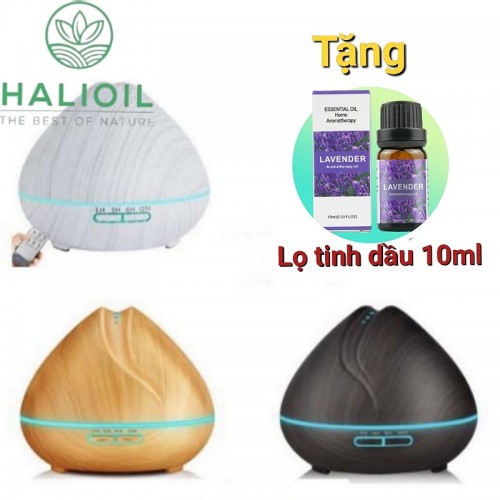 Máy Khuếch Tán Tinh Dầu Búp Sen 550ml + Tặng Chai Tinh Dầu 10ml