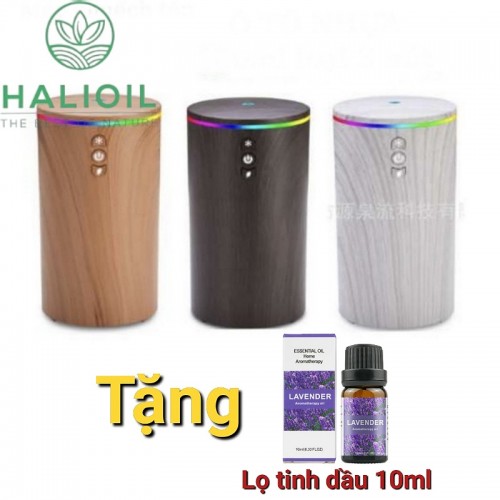 Máy Khuếch Tán Tinh Dầu Ô Tô Loại 3 Nút 100ml + Tặng Tinh Dầu 10ml
