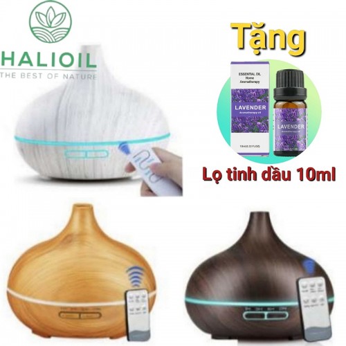 Máy Khuếch Tán Tinh Dầu Trái Bí Cao 550ml + Tặng Chai Tinh Dầu 10ml