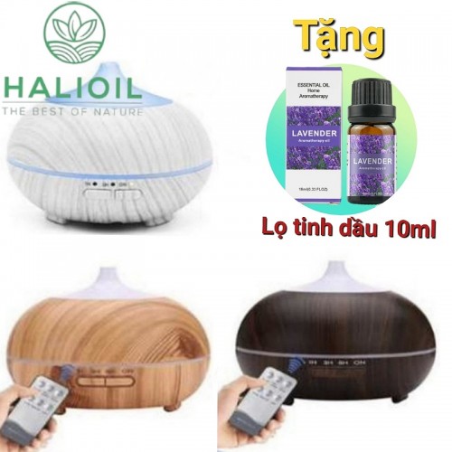 Máy Khuếch Tán Tinh Dầu Trái Bí Lùn 550ml + Tặng Chai Tinh Dầu 10ml