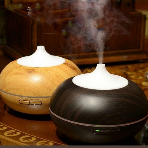 Máy Khuếch Tán Tinh Dầu Trái Bí Lùn 550ml + Tặng Chai Tinh Dầu 10ml