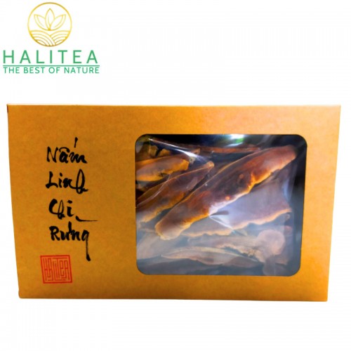 Nấm Linh Chi Rừng Thái Lát Hộp 250gr