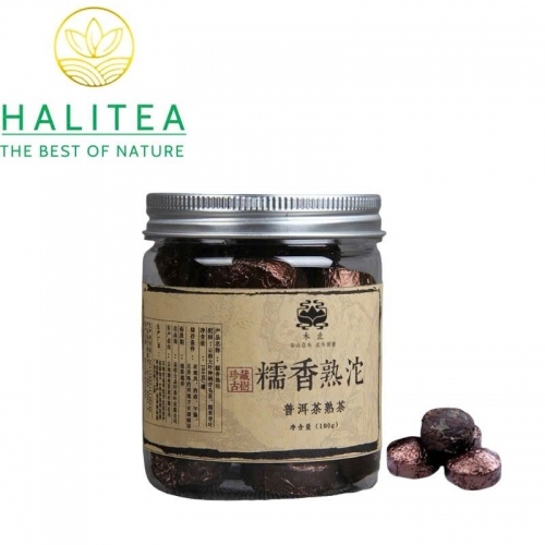 Phổ Nhĩ Chín Hương Nếp Viên Vân Nam Hũ 100gr