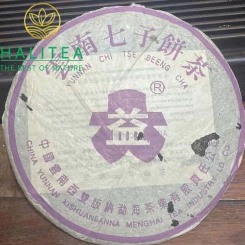 Phổ Nhĩ Sống 2003 Tử Đại Ích (Purple Dayi Qing Bing) – Trà Cổ Khô Kho Mạnh Hải 357g