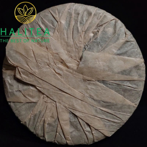 Phổ Nhĩ Sống Đại Ích 2003 Lục Tinh Khổng Tước Ban Chương Bánh 357g