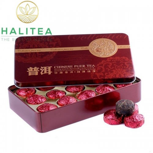 Phổ Nhĩ Viên Hoa Hồng Hộp Thiếc 75Gr