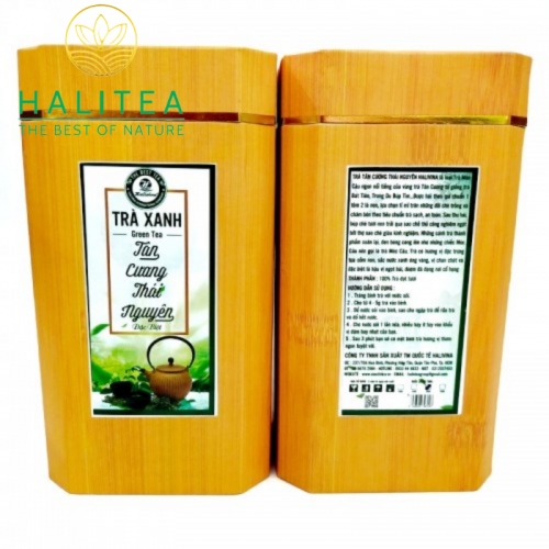 Set 2 Hộp Trà Xanh Móc Câu HALITEA Thái Nguyên Đặc Biệt 400gr