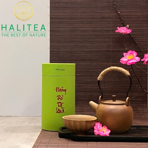 Set 2 Lon Hoàng Trà Shan Tuyết Cổ Thụ Thượng Hạng HALITEA Lon Xanh