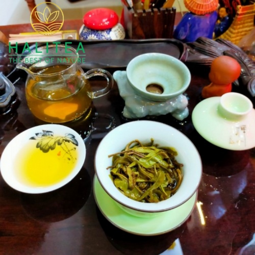 Set Hoàng Trà Shan Tuyết Cổ Thụ Tây Côn Lĩnh Hộp Giấy 3 Hũ X 100G