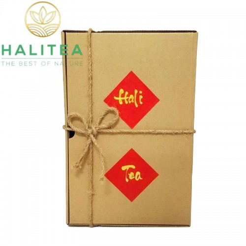Set Quà Tặng 03 Loại Trà Shan Tuyết Cổ Thụ Hà Giang Hộp Hali Tea