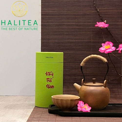 Set Quà Tặng 10 Loại Trà Shan Tuyết HALITEA Thượng Hạng Lon Xanh
