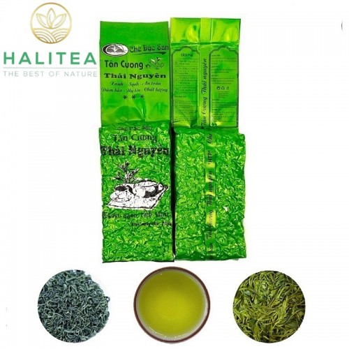 Set Quà Tặng Trà Móc Câu Đặc Biệt HALITEA Hộp Tre Đan 600gr