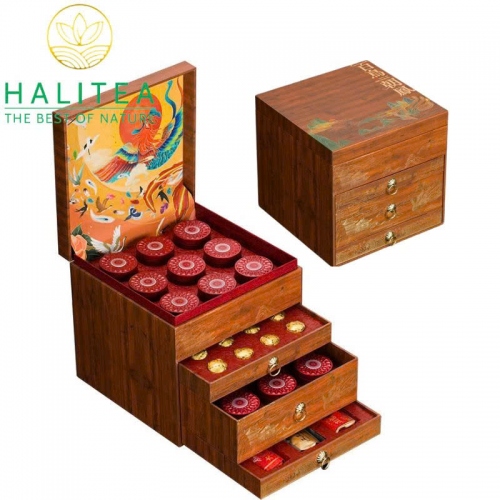 Set Quà Tặng Tứ Đại Danh Trà Trung Quốc Hộp Cao Cấp 380gr