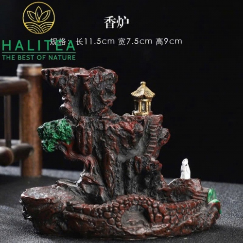 Thác Khói Trầm Hương Cảnh Núi Đá