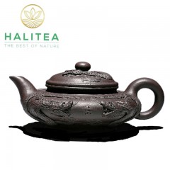 Ấm Tử Sa Hư Biến Ngũ Long Nghệ Nhân Chu Lượng 260ml