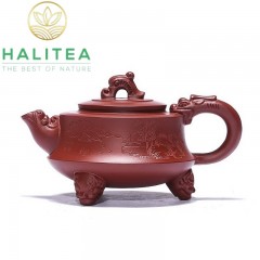 Ấm Tử Sa Tam Túc Long Tôn Đại Hồng Bào 300ml