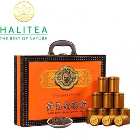 Hồng Trà  Kim Tuấn Mi Cống Phẩm – Hộp Quà Kim Hoàng 250g