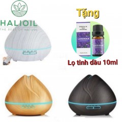 Máy Khuếch Tán Tinh Dầu Búp Sen 550ml + Tặng Chai Tinh Dầu 10ml