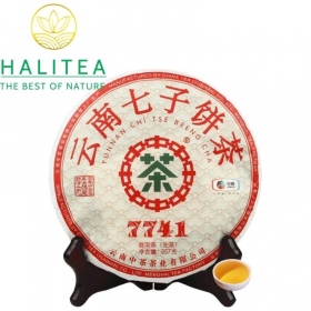 Trà Phổ Nhĩ Sống Trung Trà 7741 (Zhongcha) 2024 Bản Chuẩn Vị Lâm...