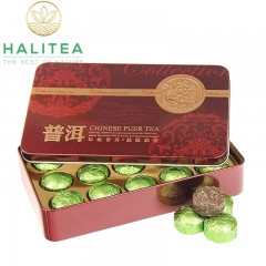Trà Phổ Nhĩ Sống Viên Xanh Cao Cấp 75g