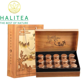 Trà Thiết Quan Âm Hộp Quà Tặng Cao Cấp Hộp 225g/15 lon