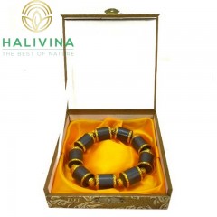 Vòng Trầm Hương Đốt Trúc Mix Mạ Vàng Xi 24k TH03